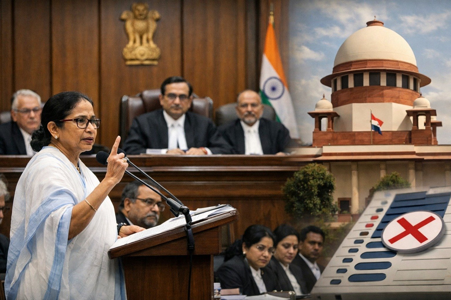 Mamata Banerjee Supreme Court voter list hearing