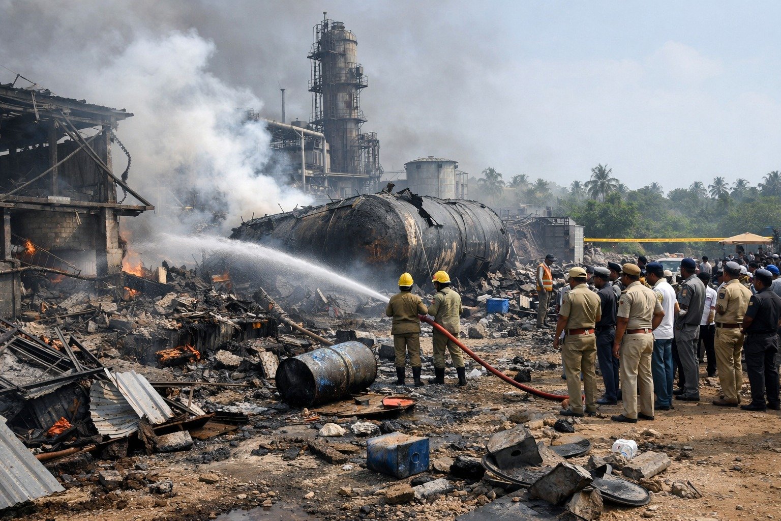 NHRC headquarters after Mandya chemical plant blast inquiry notice