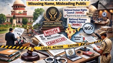 NHRC headquarters building in New Delhi amid directive against NGO name misuse