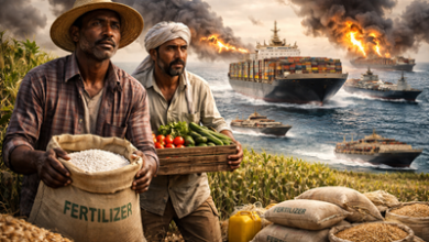 Strait of Hormuz crisis disrupting fertiliser supply and global food trade