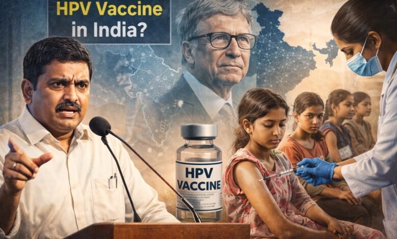 HPV Vaccine Controversy press meet by Meda Srinivas