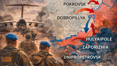 Russian troop redeployment Ukraine showing armored units moving toward southern frontline