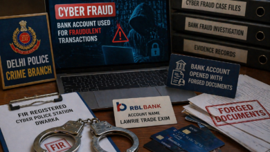 Delhi Police arrest bank employee involved in cyber fraud and fake account racket