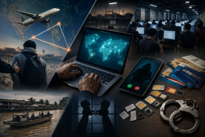 cyber slavery scam workers forced online fraud Southeast Asia Golden Triangle tamil