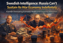 Swed Russian oil refinery fire after Ukrainian strike highlighting economic pressure on Russia war economy