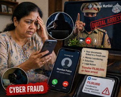 Woman targeted in digital arrest cyber fraud scam involving fake police video call in Bengaluru