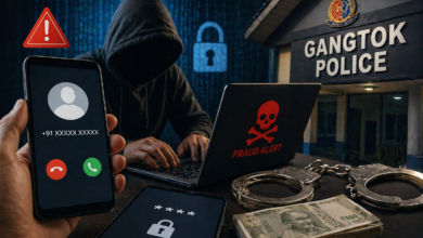 Gangtok cyber fraud cases OTP scam Telegram job racket police advisory India