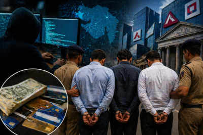 Police investigation into Rajkot ₹2500 crore cyber fraud involving bank officials and fake accounts