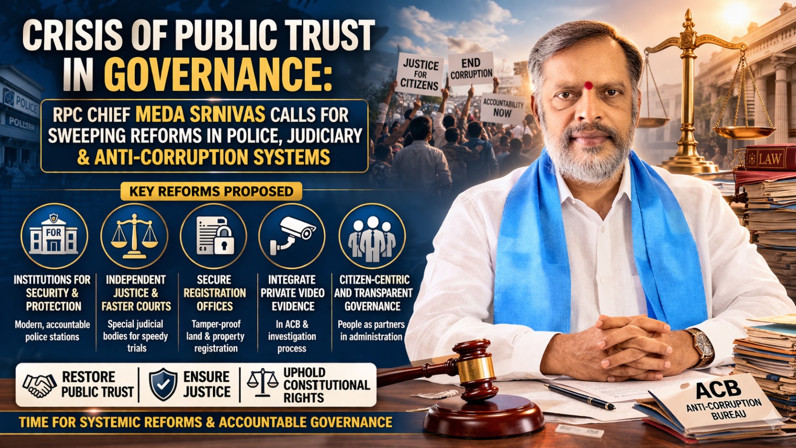 public trust crisis in governance India