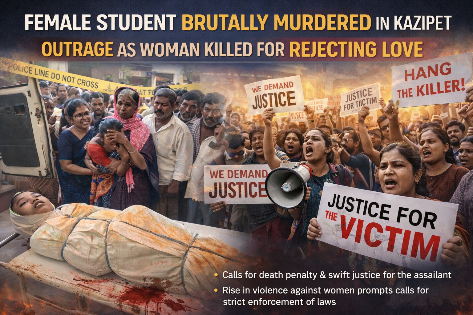 Khazipet student murder rejected love case