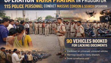 drone surveillance police operation India