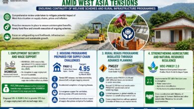 Rural development schemes MGNREGA PMAY-G and PMGSY continue amid global tensions and economic concerns
