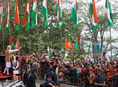 Gangtok Sikkim 50th statehood day celebration roadshow crowd cultural performance