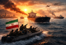 Strait of Hormuz oil route under threat with tanker and naval presence Iran