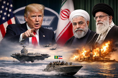 Iran US conflict escalation map