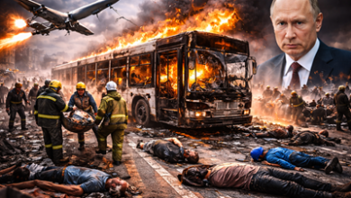 Russia drone attack civilian bus Ukraine