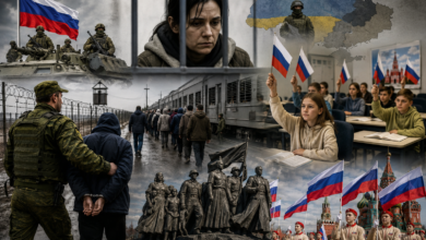 Russian officials promoting integration policies in occupied Ukrainian territories