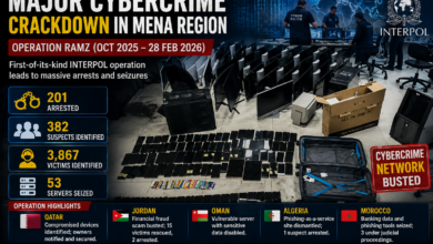 INTERPOL-led cybercrime crackdown targets phishing and fraud networks across MENA region