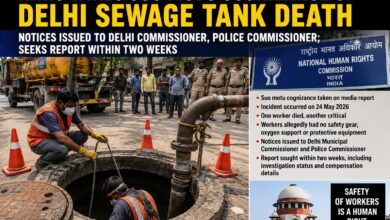 NHRC investigates worker death during sewage tank cleaning in East Delhi